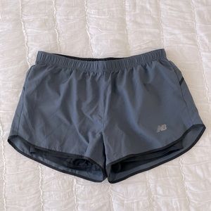 Slate Blue New Balance Athletic Shorts